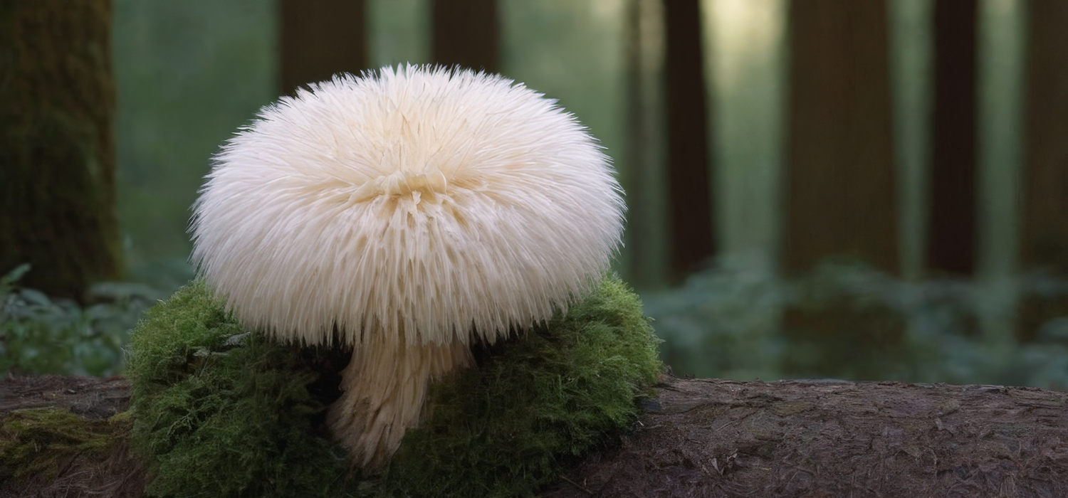 champignon-crinière-de-lion-forêt